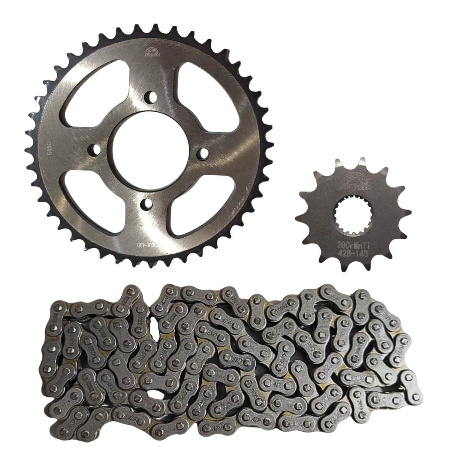 CAT.KIT GN/EN-125 4H 43T/14T 132L -428