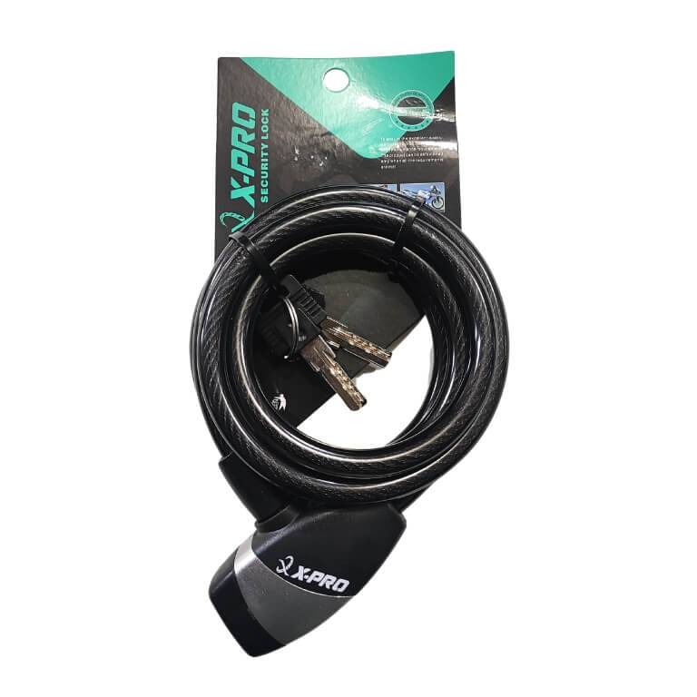 CANDADO CABLE C/LLAVE 10 X 1500MM