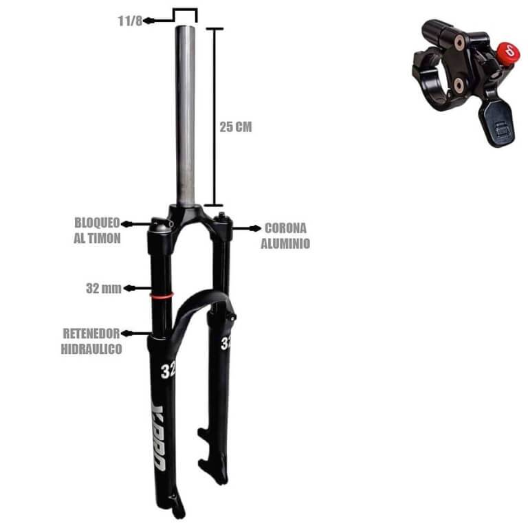 SUSPENSION 29 1 1/8 ALUM. C/BLOQ.TIMON