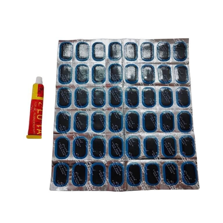 PARCHE C/SOLUCION RECTANGULAR 48pcs
