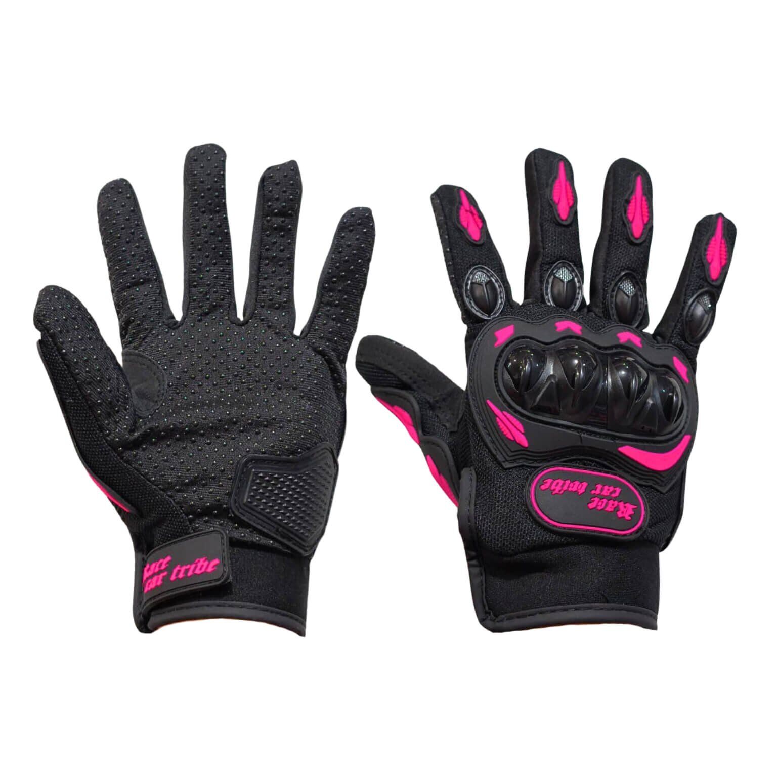 GUANTES LARGOS C/PROTECC.ROSADO